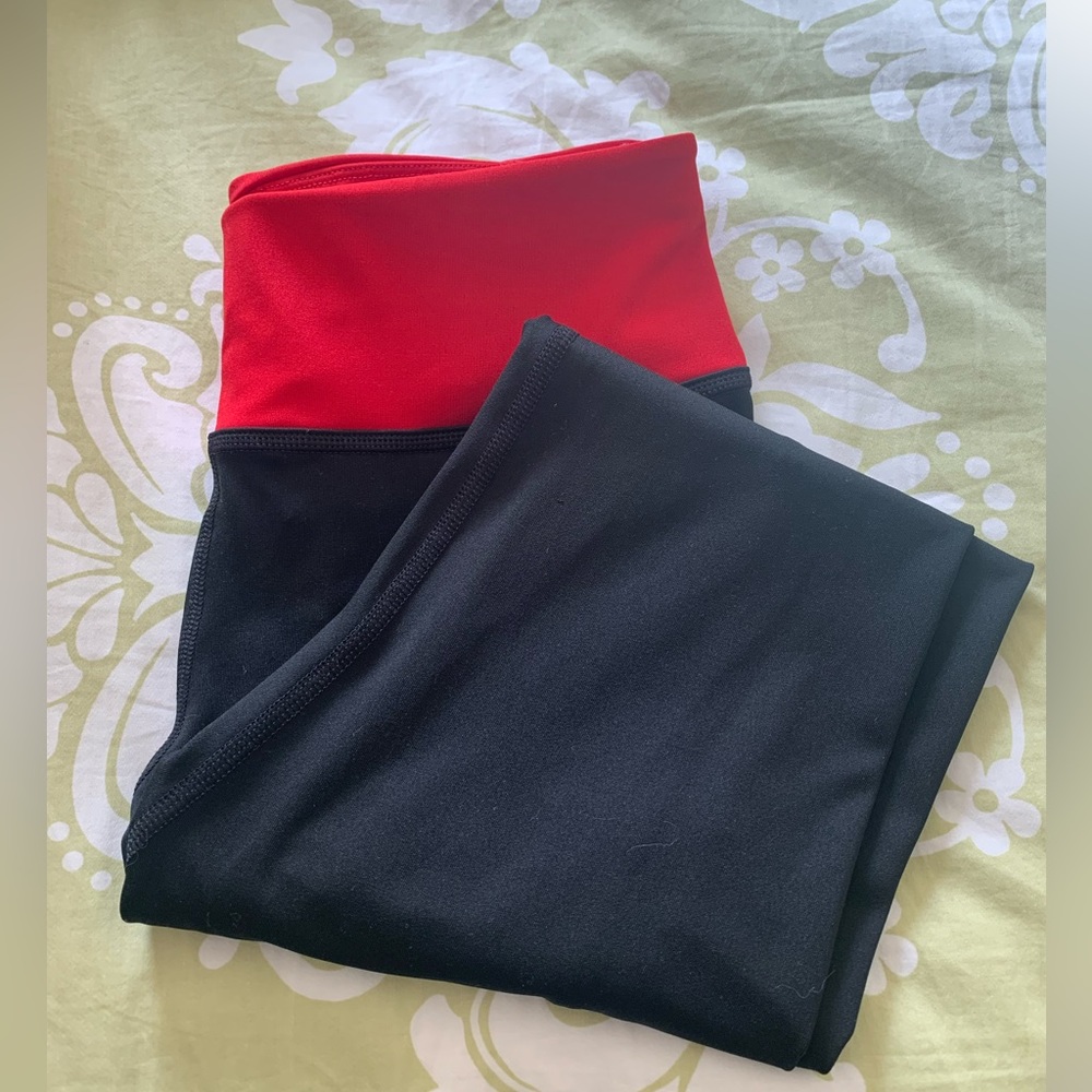 Varsity spirit black leggings